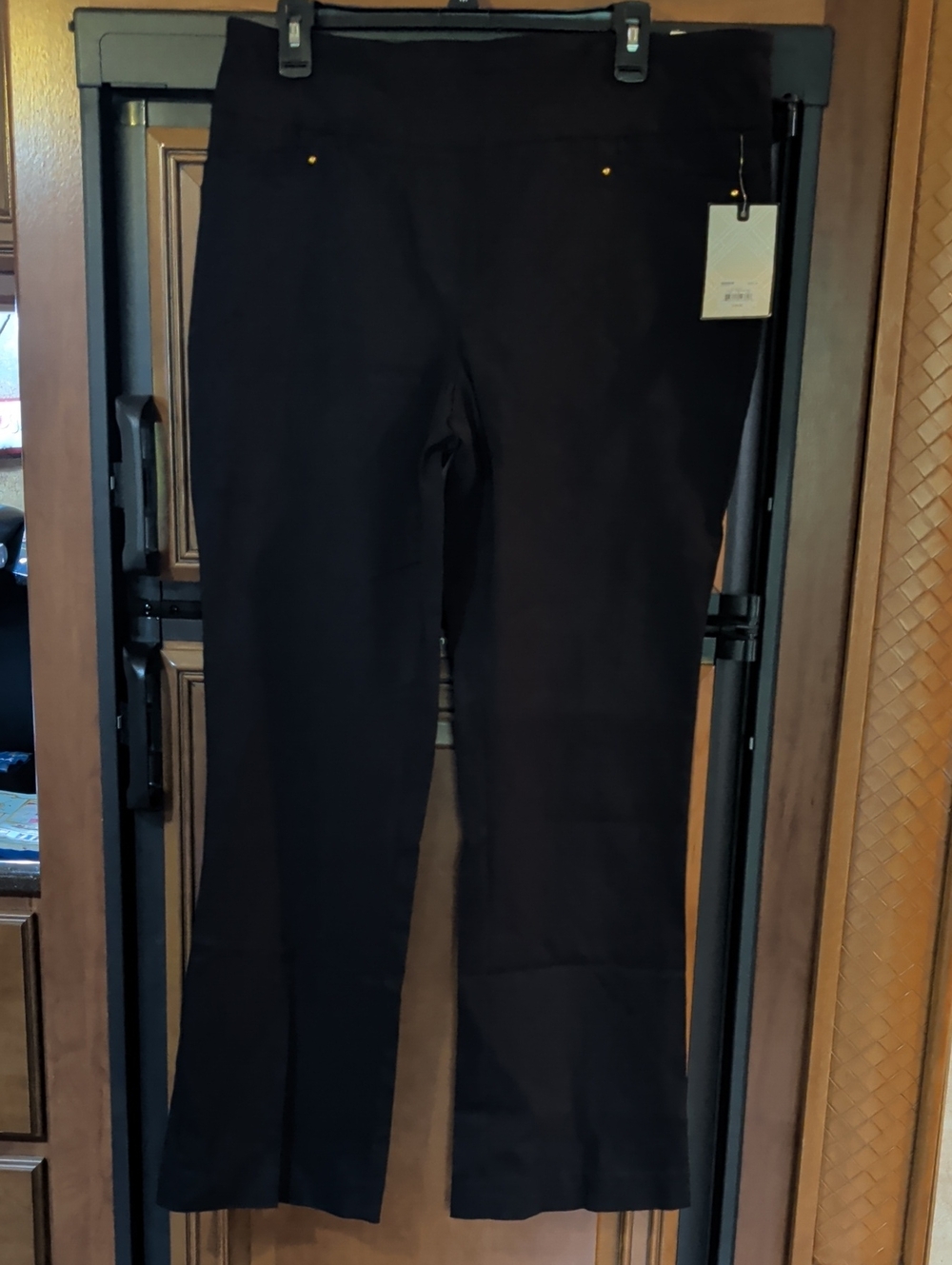 Dana Buchman Black Boot Cut Slimming Pants